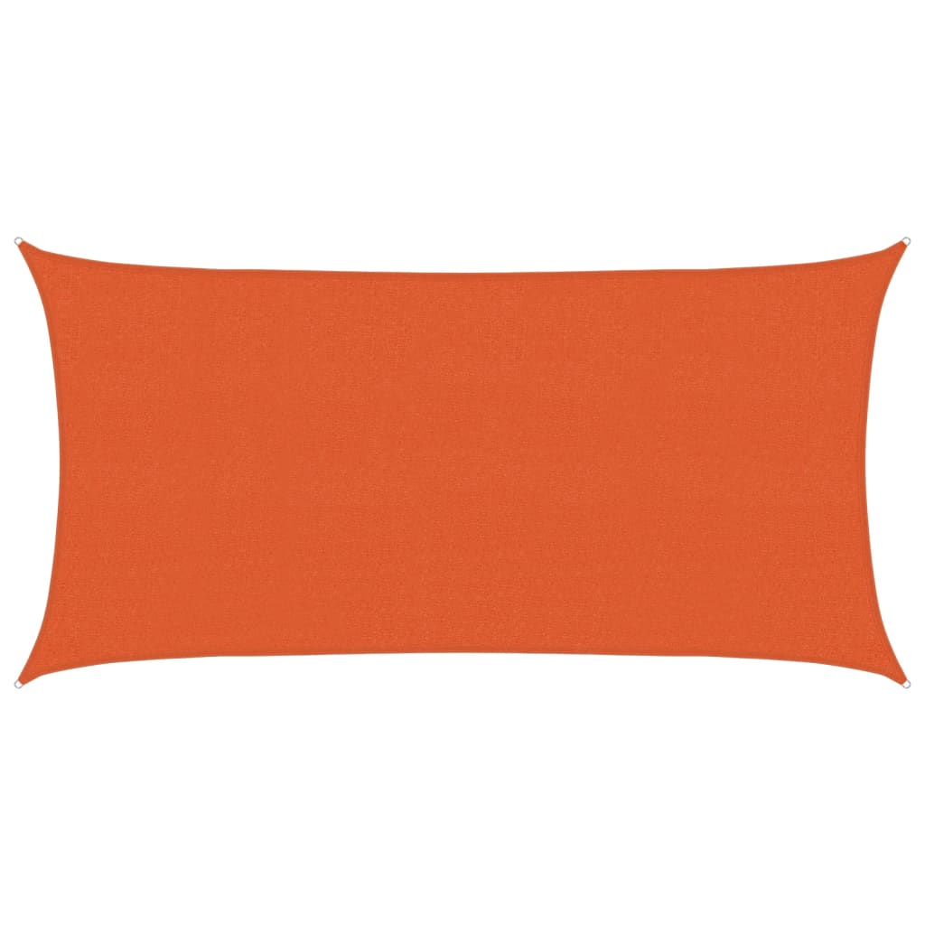 Jedro za zaštitu od sunca 160 g/m² narančasto 2 x 4 m HDPE