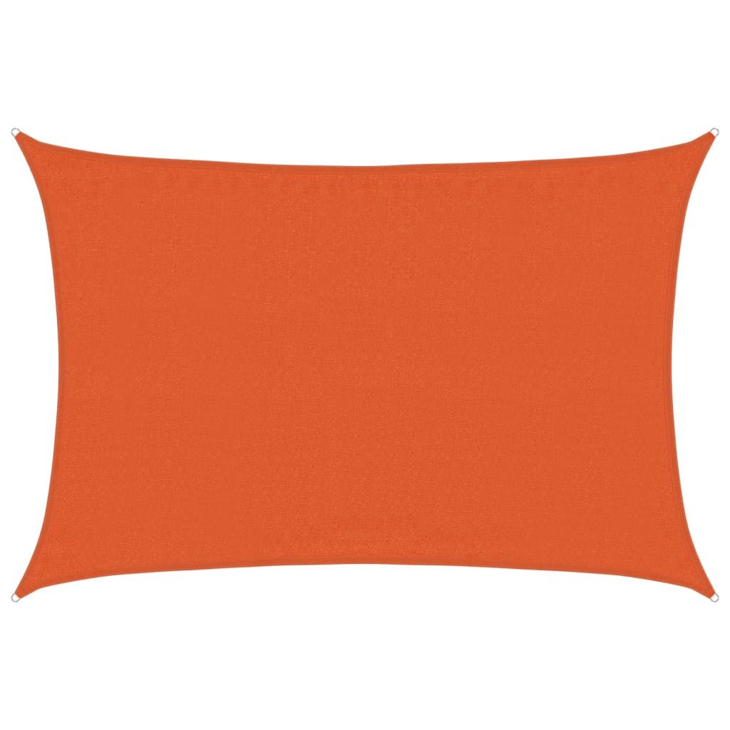 Jedro za zaštitu od sunca 160 g/m² narančasto 3,5 x 4,5 m HDPE