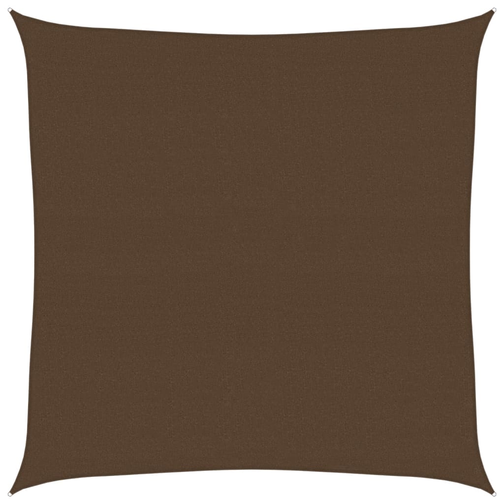Jedro za zaštitu od sunca 160 g/m² smeđe 4,5 x 4,5 m HDPE