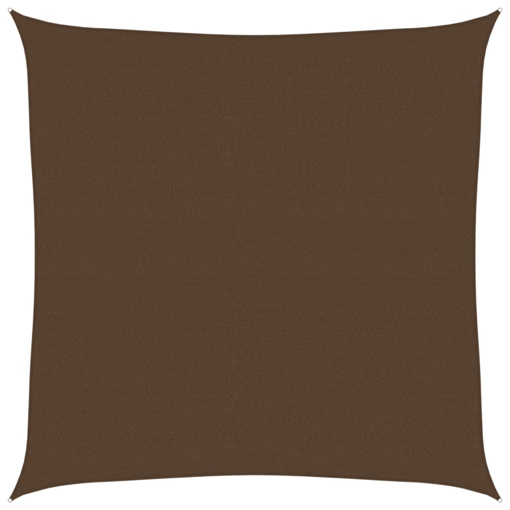 Jedro za zaštitu od sunca 160 g/m² smeđe 5 x 5 m HDPE
