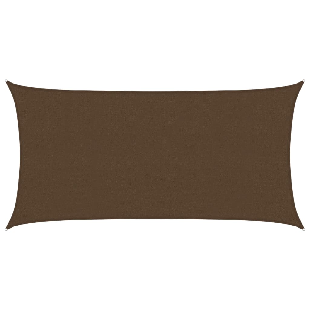 Jedro za zaštitu od sunca 160 g/m² smeđe 2 x 4 m HDPE