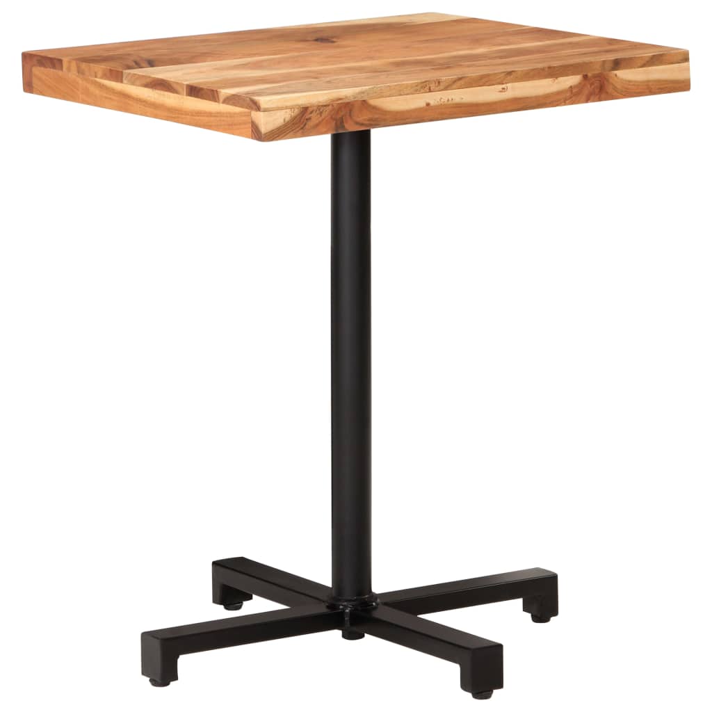 Bistro stol četvrtasti 60 x 60 x 75 cm masivno bagremovo drvo