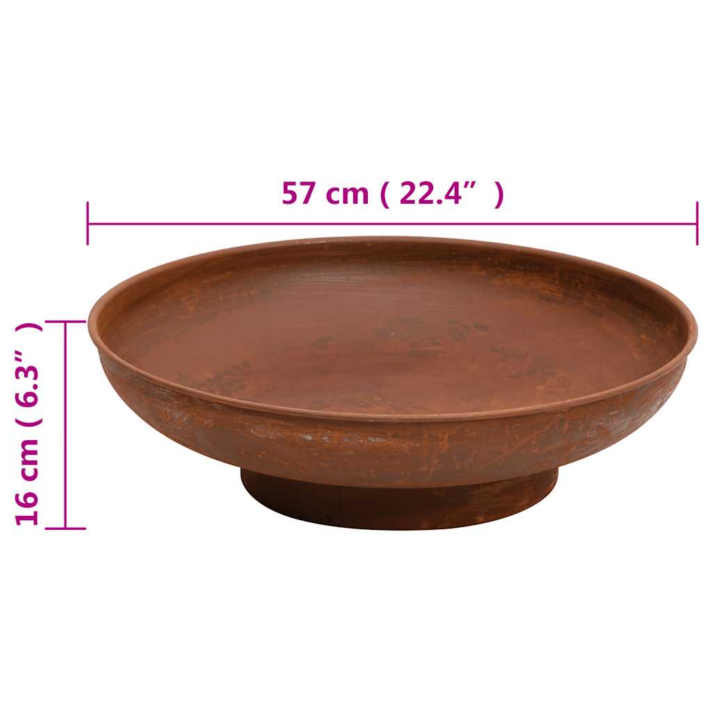 Posuda za vatru 57 cm čelična