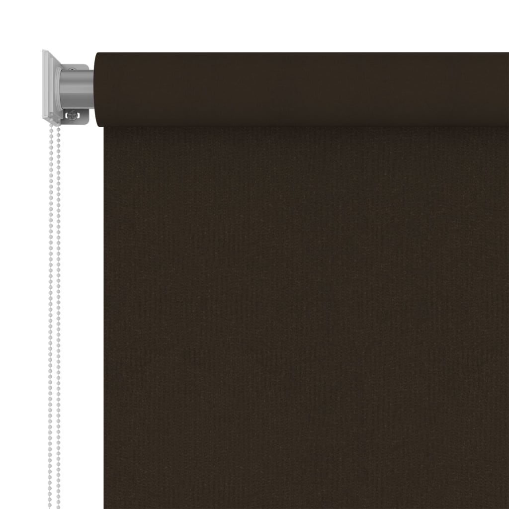 Vanjska roleta za zamračivanje 200 x 140 cm smeđa HDPE