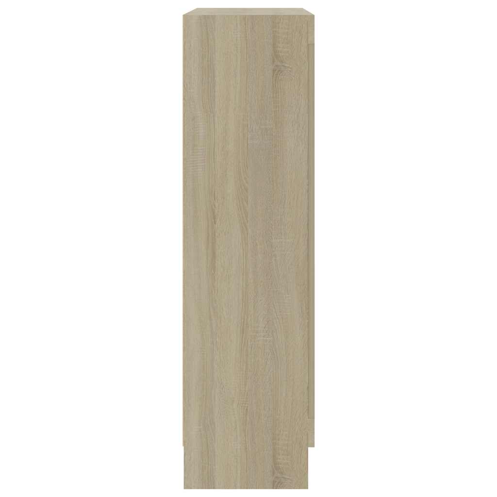 Vitrina boja hrasta sonome 82,5x30,5x115 cm konstruirano drvo