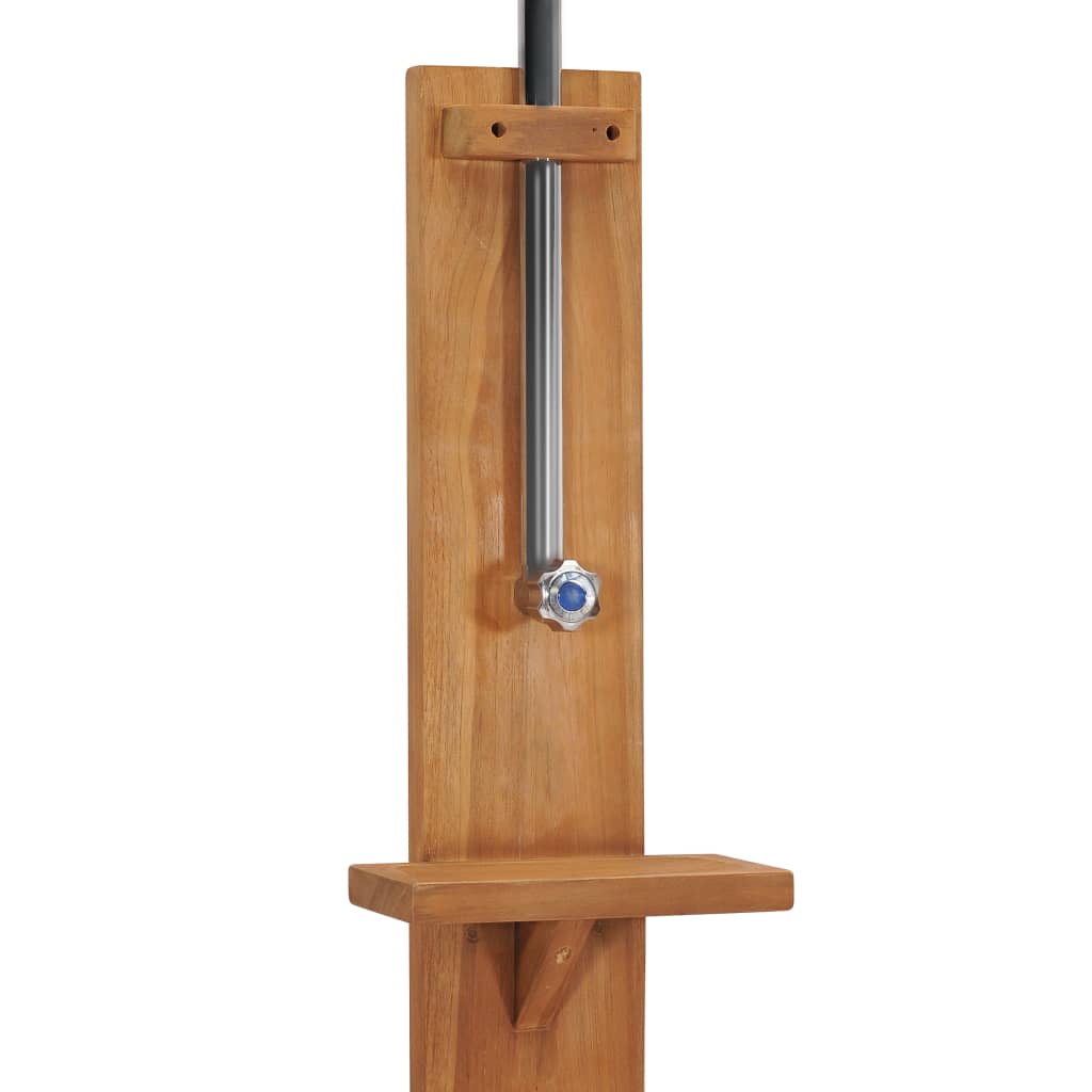 Vrtni tuš 75 x 75 x 210 cm od masivne tikovine