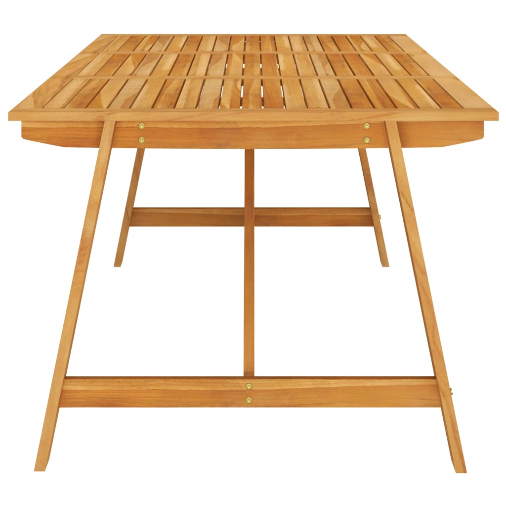Vrtni blagovaonski stol 206x100x74 cm od masivnog drva bagrema