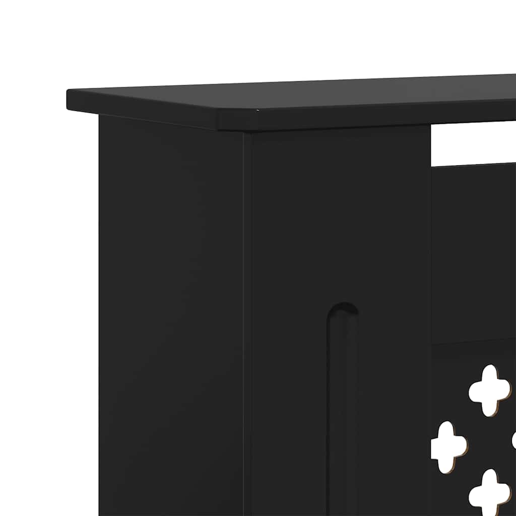Pokrov za radijator MDF crni 205 cm