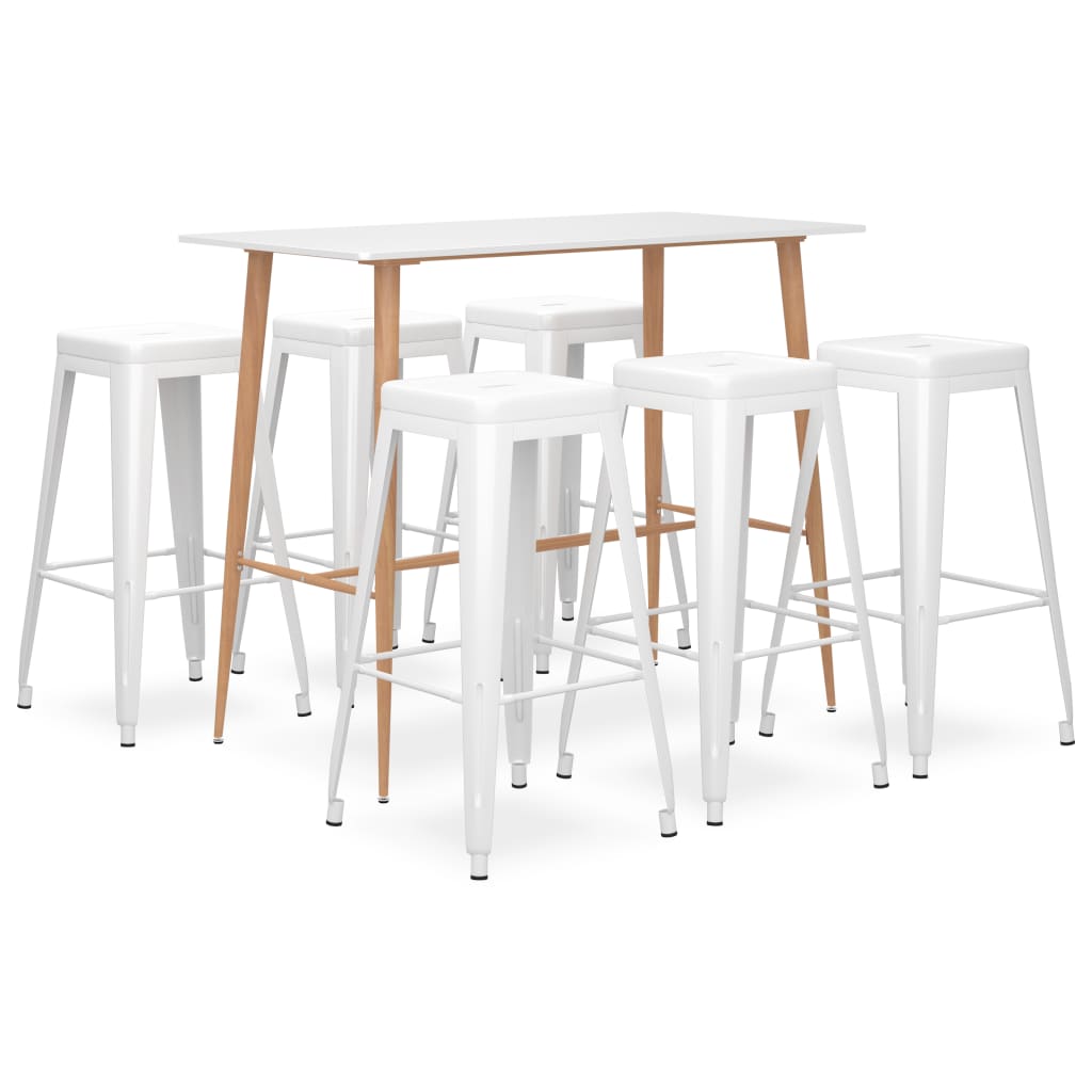 7-dijelni barski set bijeli
