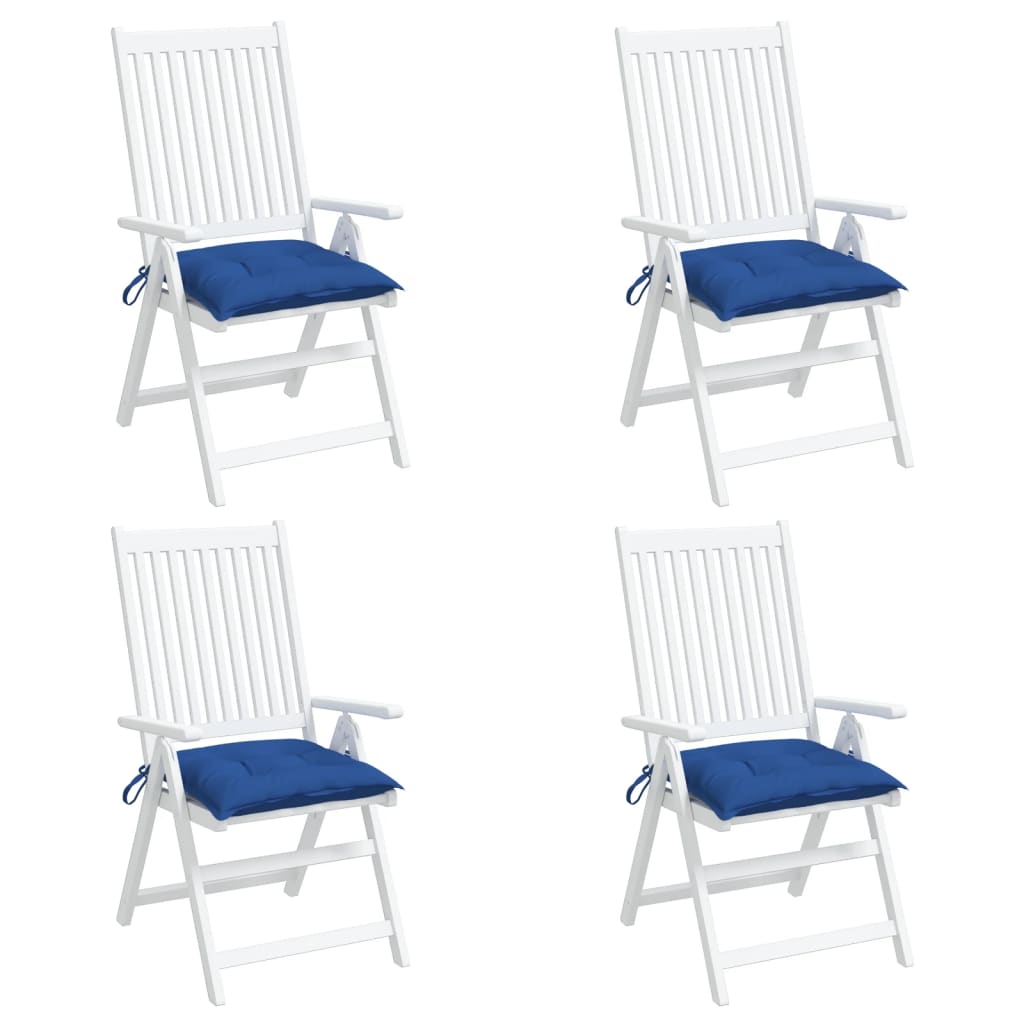 Jastuci za stolice 4 kom plavi 40 x 40 x 7 cm od tkanine Oxford