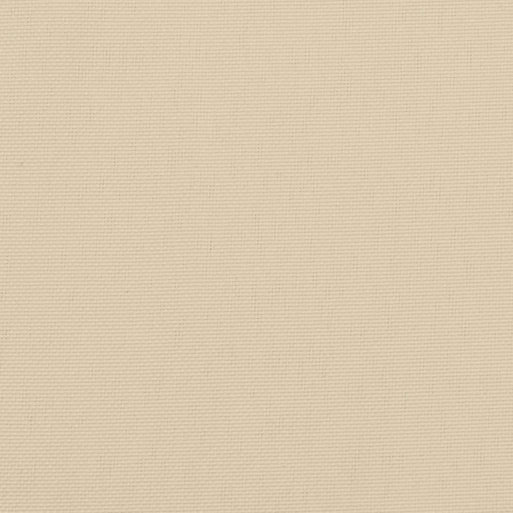 Jastuk za vrtnu klupu bež 100 x (50 + 50) x 7 cm tkanina Oxford