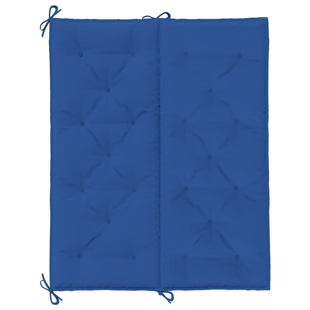 Jastuk za vrtnu klupu plavi 120 x (50+50) x 7 cm tkanina Oxford