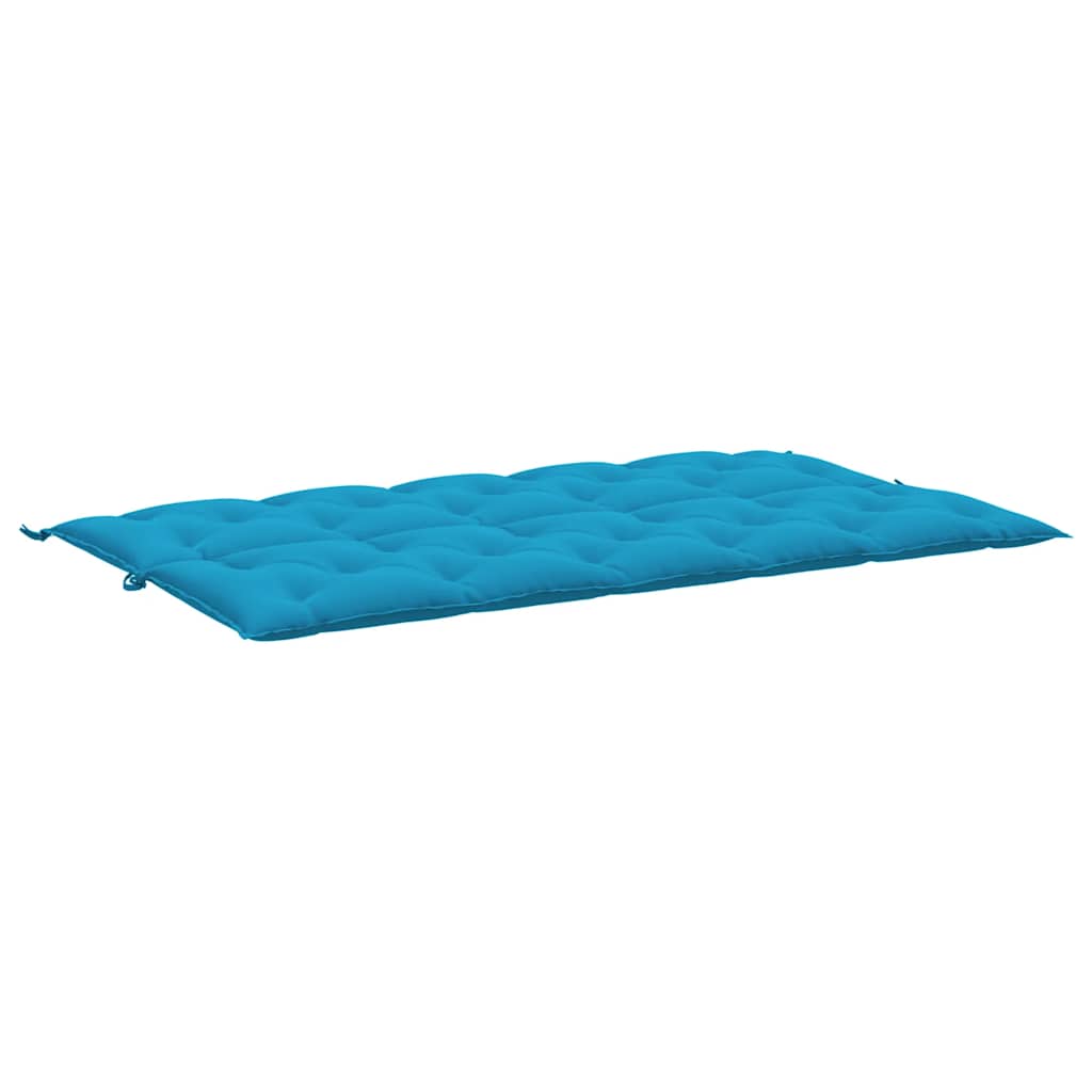 Jastuk za vrtnu klupu svjetloplavi 180x(50+50)x7 cm od tkanine