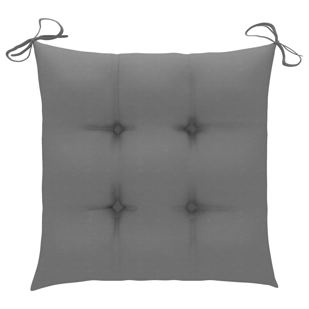 Vrtne stolice s jastucima 2 kom od masivnog drva bagrema