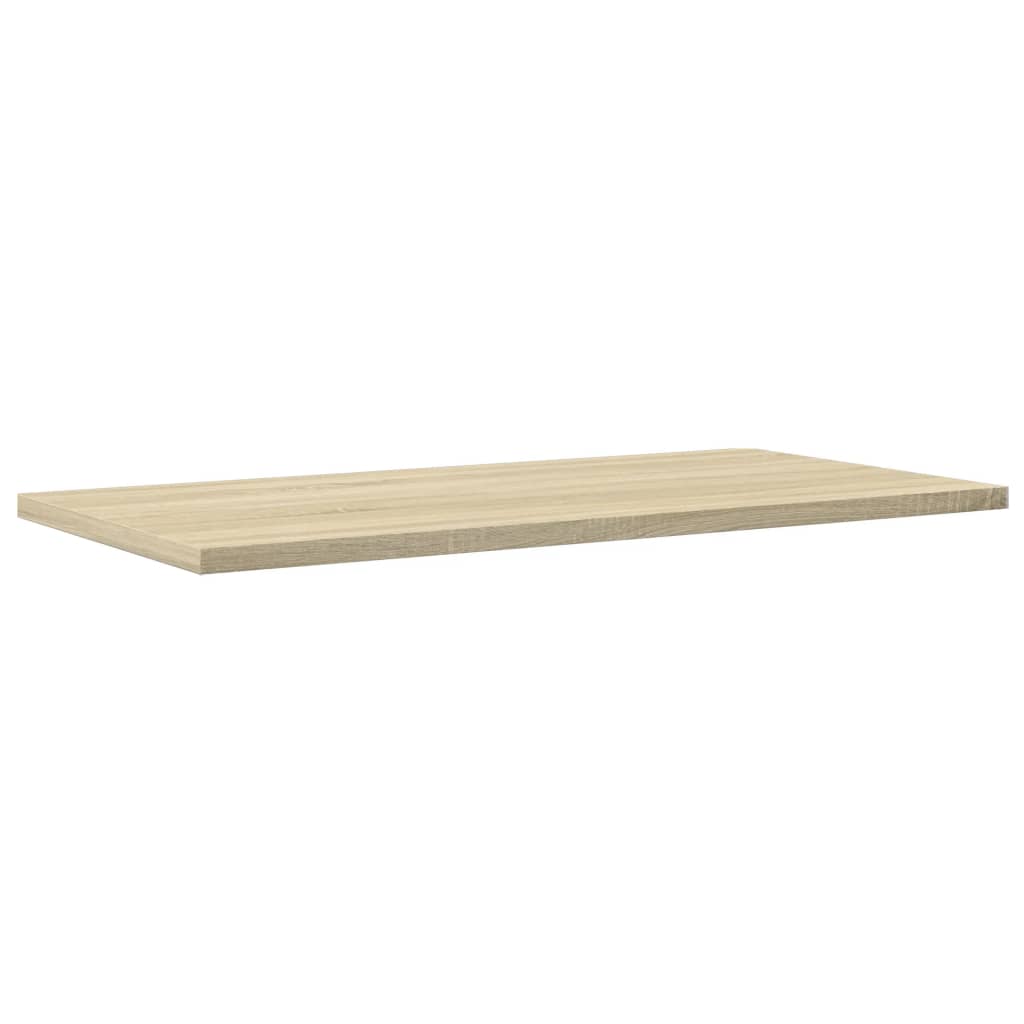 Police za knjige 4 kom boja hrasta sonome 60x30x1,5 cm iverica