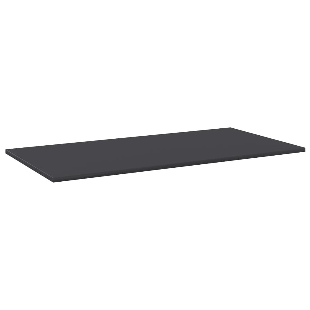 Police za knjige 4 kom sive 100 x 50 x 1,5 cm od iverice