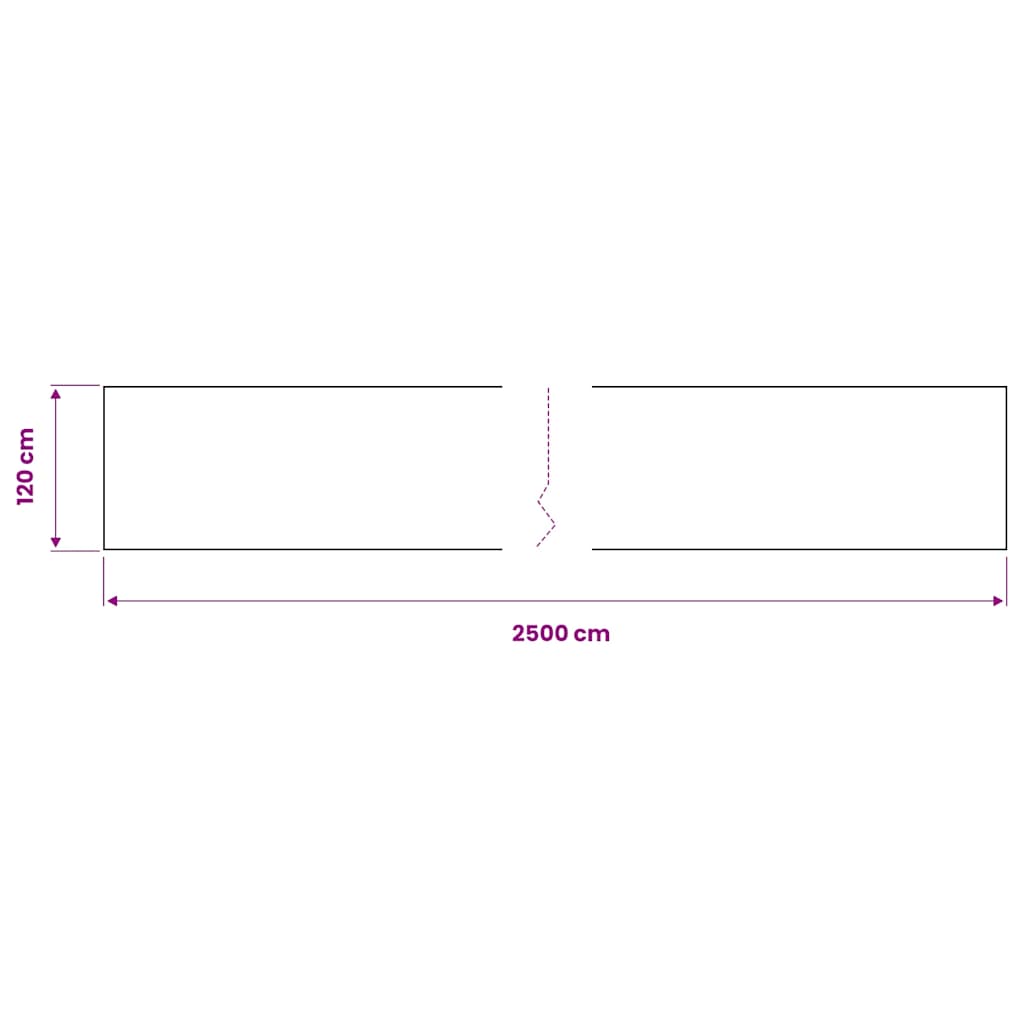 Mreža za privatnost zelena 1,2 x 25 m HDPE 150 g/m²