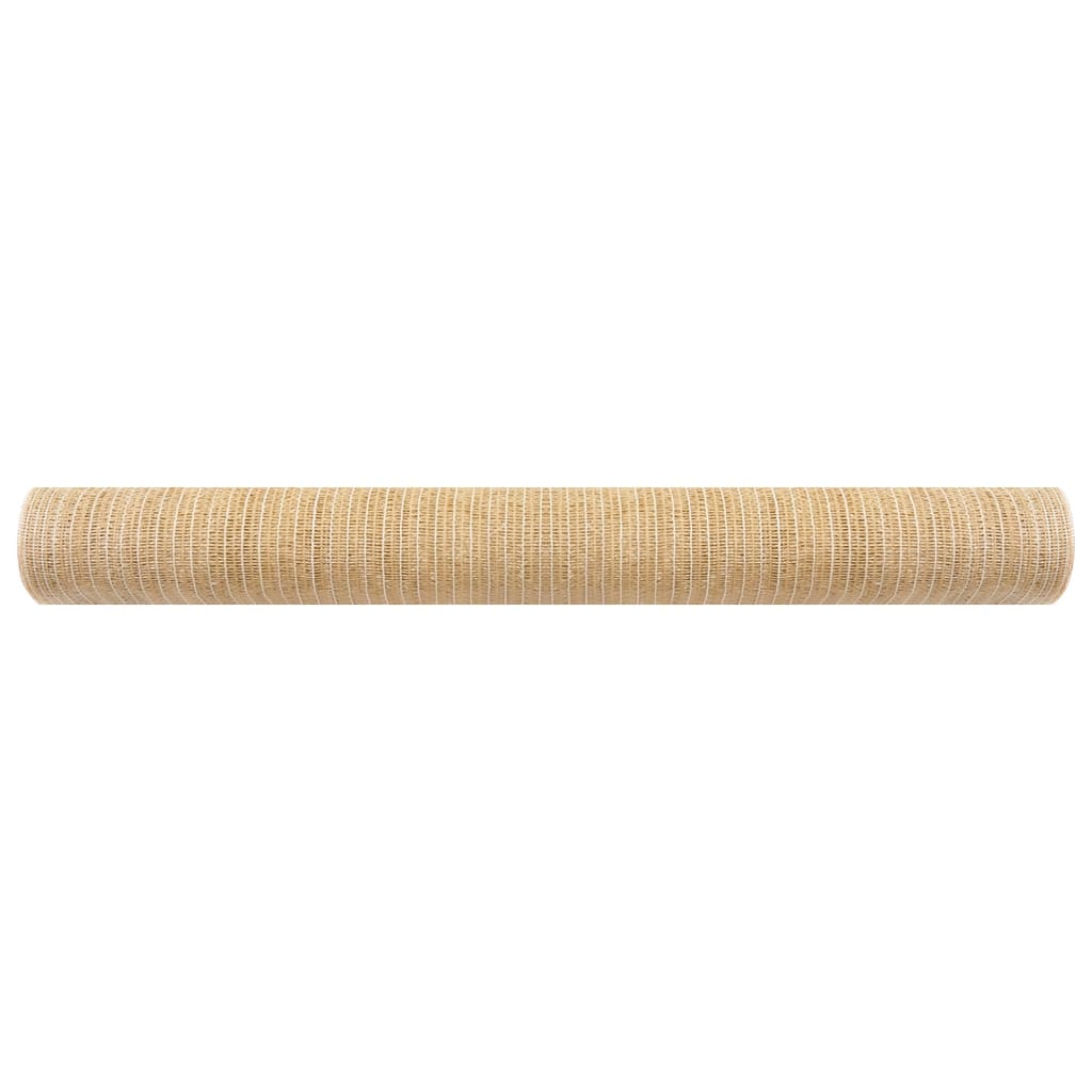 Mreža za privatnost bež 1 x 10 m HDPE 75 g/m²