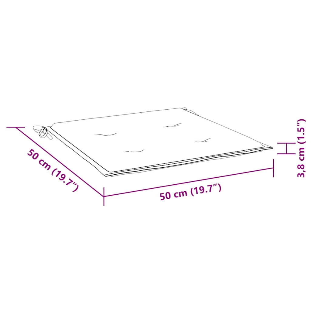 Vrtne stolice s crvenim jastucima 2 kom od masivne tikovine