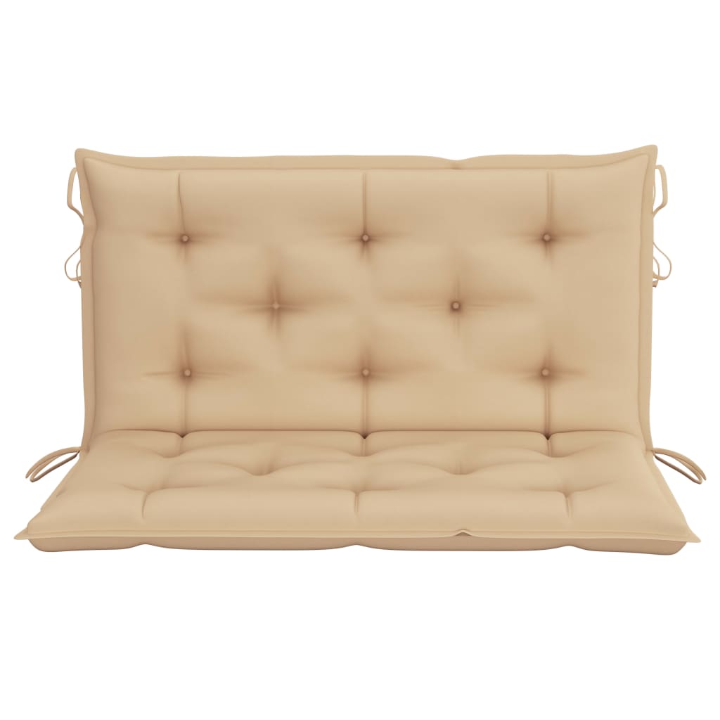 Ljuljačka za 2 osobe s jastukom i palminim lišćem 202 cm bambus