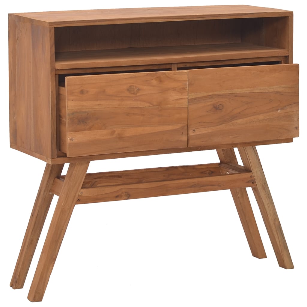 Konzolni stol 80 x 30 x 80 cm od masivne tikovine