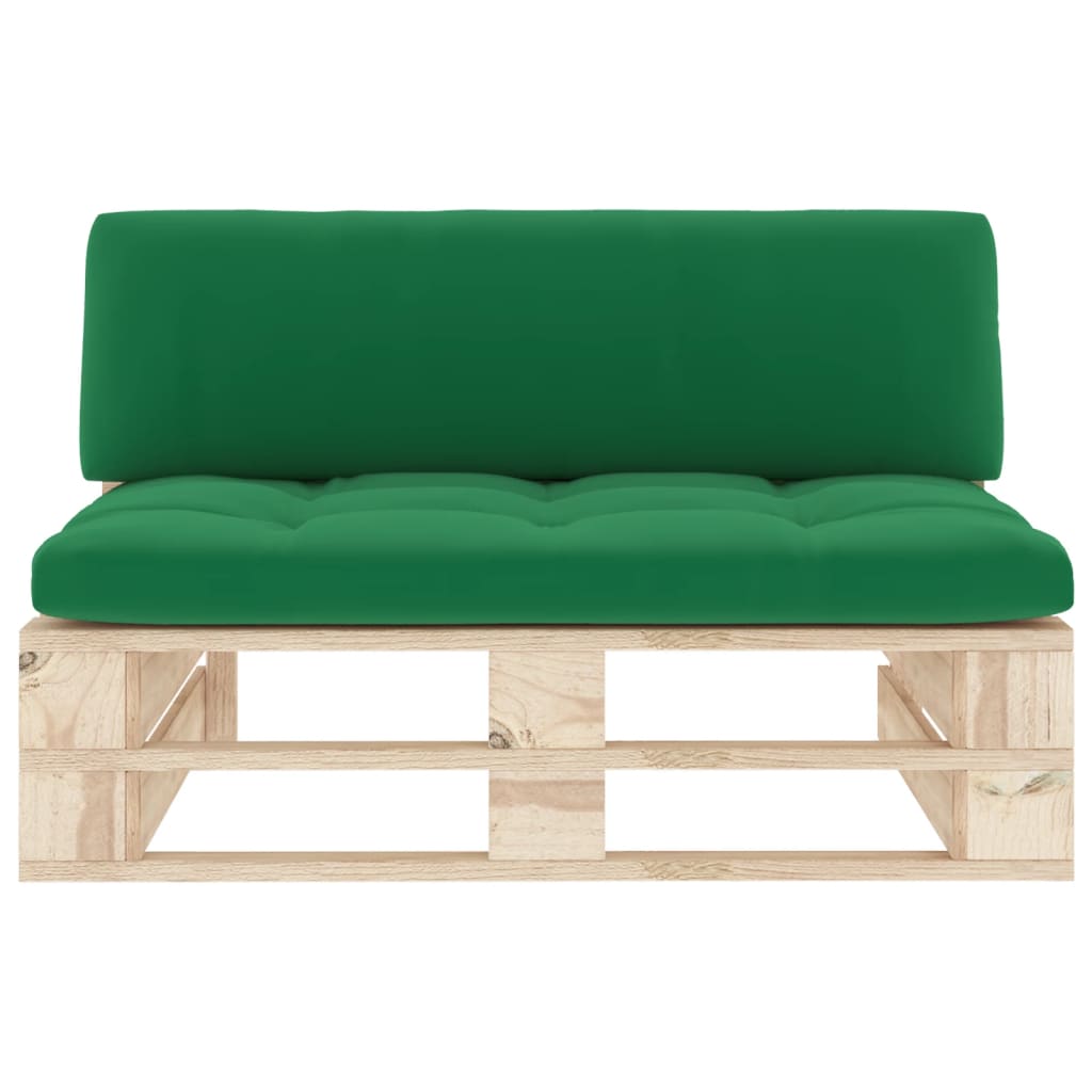 Srednja vrtna sofa od paleta od impregnirane borovine
