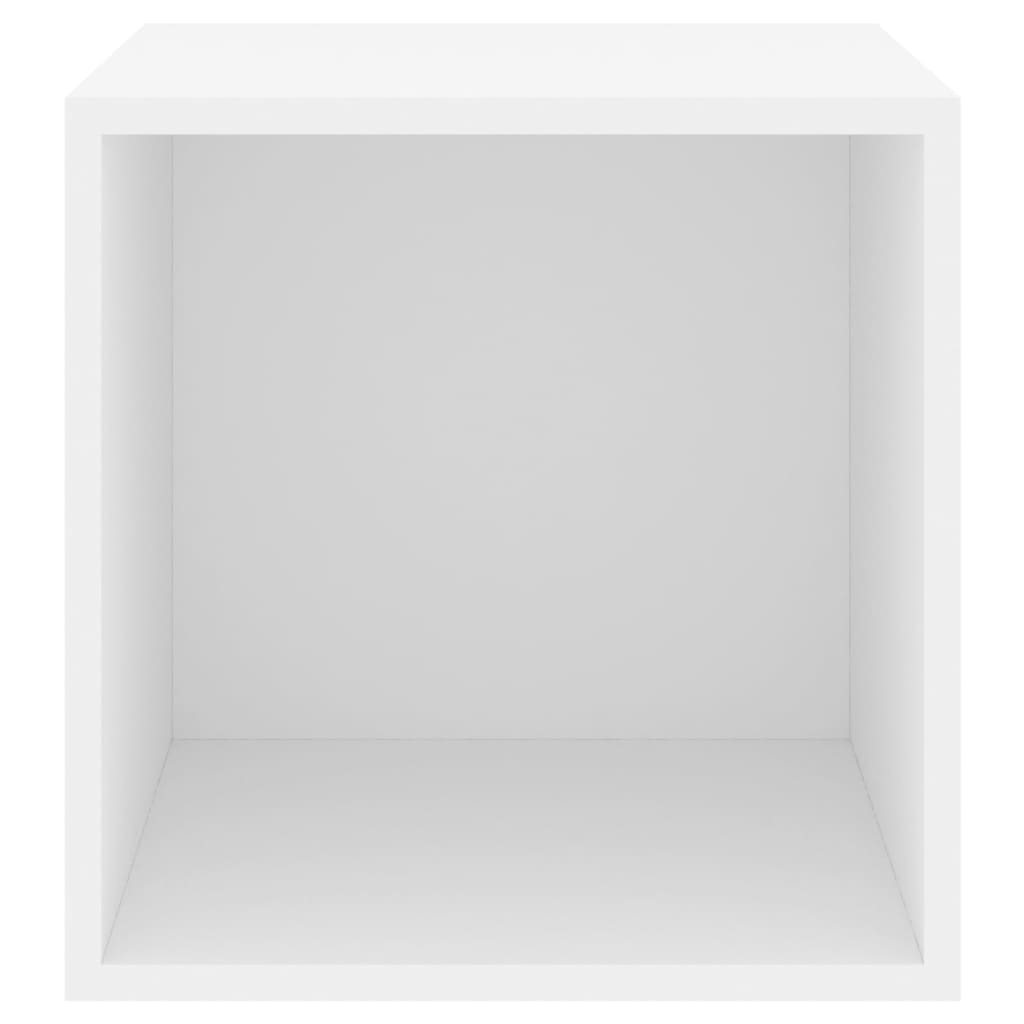 Zidni ormarići 4 kom bijeli 37 x 37 x 37 cm konstruirano drvo