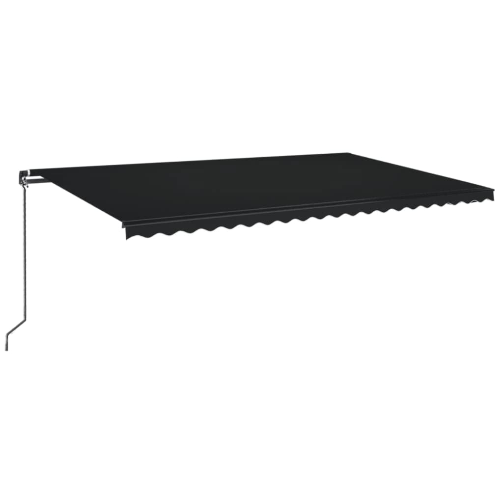 Tenda na ručno uvlačenje 500 x 350 cm antracit