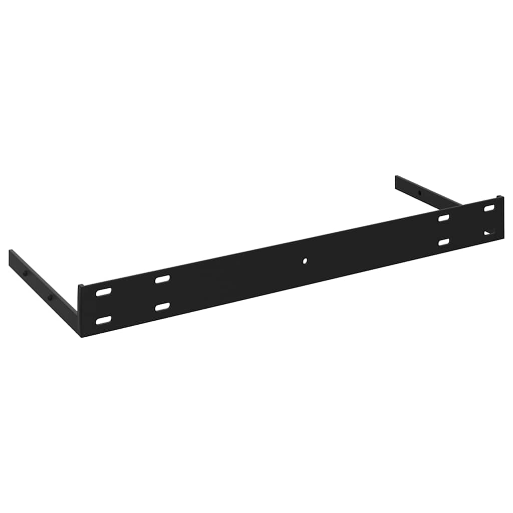 Plutajuće zidne police 2 kom boja betona 90x23,5x3,8 cm MDF