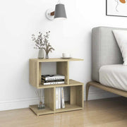 Noćni ormarić boja hrasta 50 x 30 x 51,5 cm konstruirano drvo