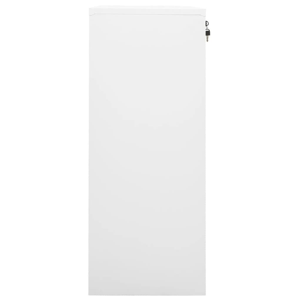 Uredski ormarić bijeli 90 x 40 x 102 cm čelični