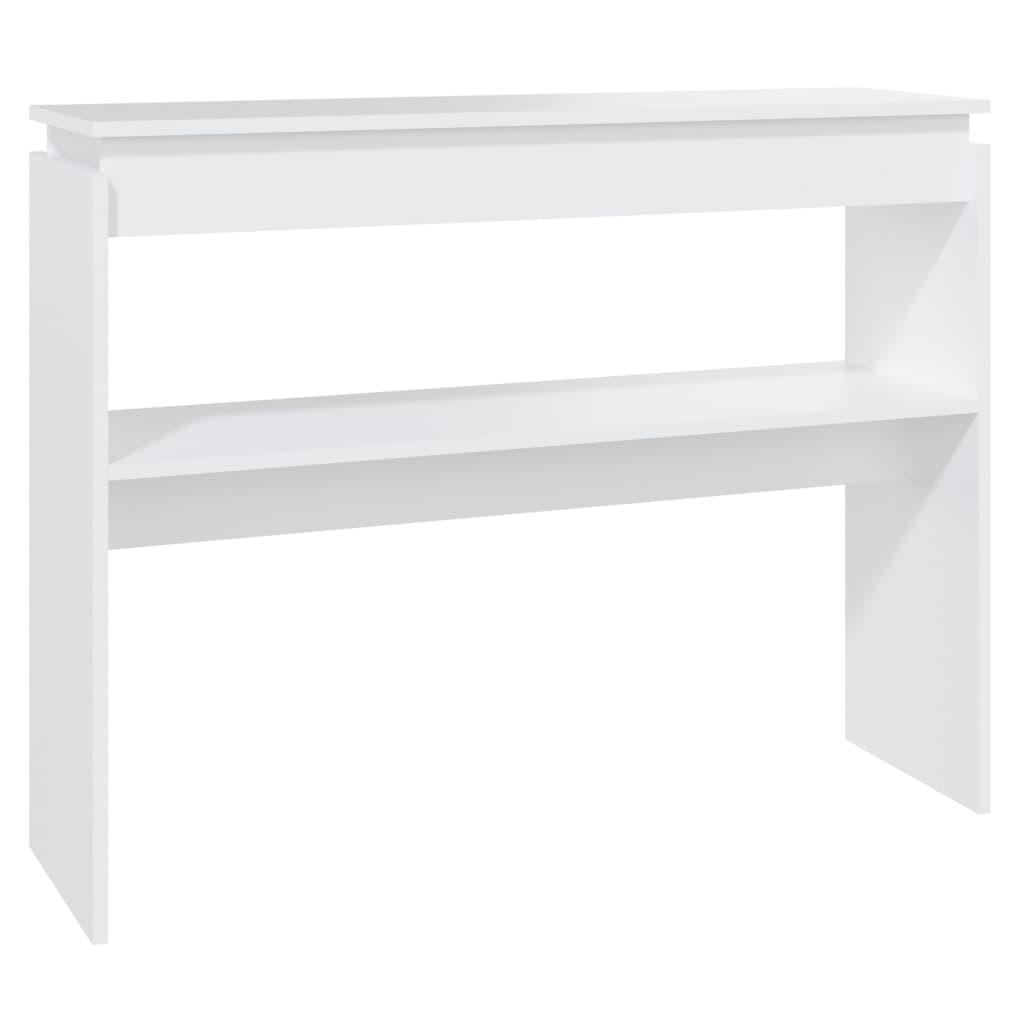 Konzolni stol bijeli 102 x 30 x 80 cm od konstruiranog drva