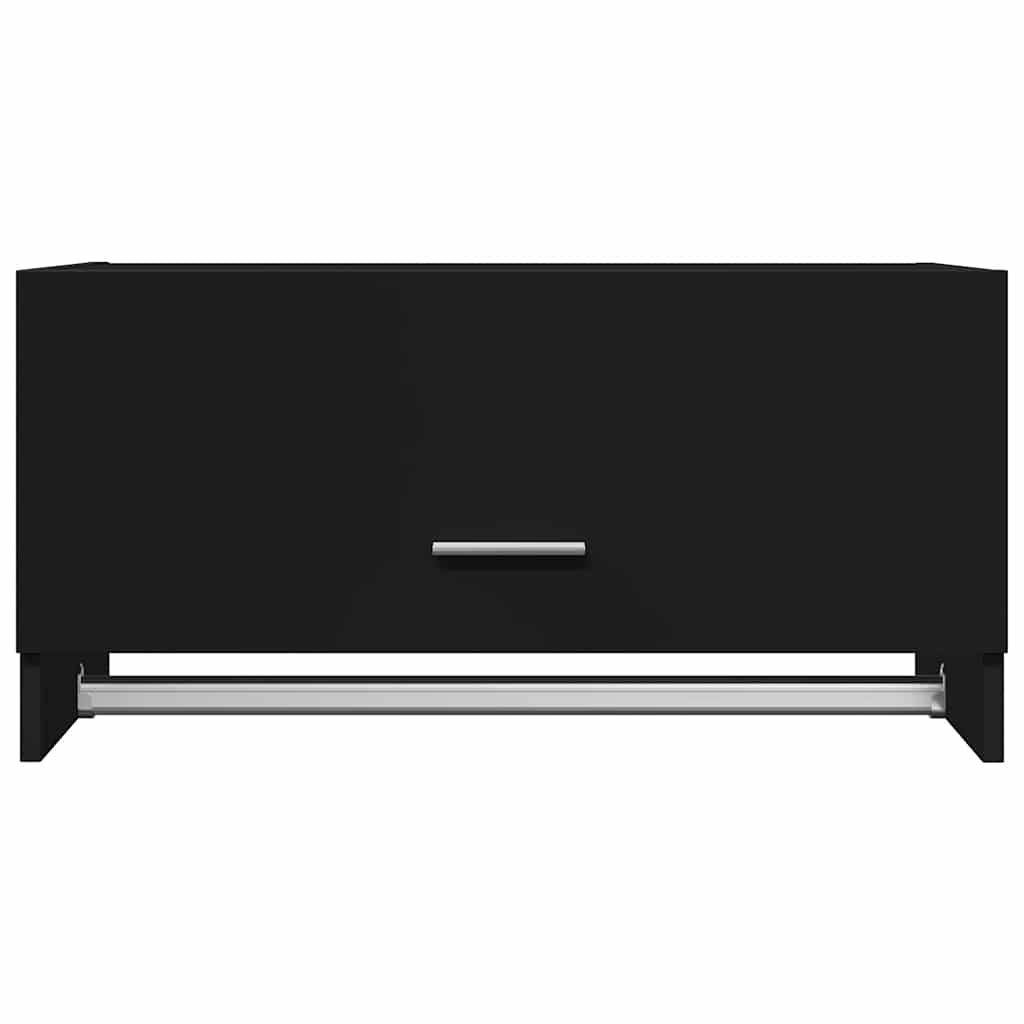 Ormar crni 70 x 32,5 x 35 cm konstruirano drvo