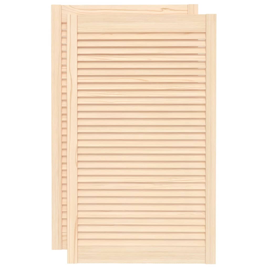 Vrata za ormarić rešetkasti dizajn 2 kom 99,3x59,4 cm borovina