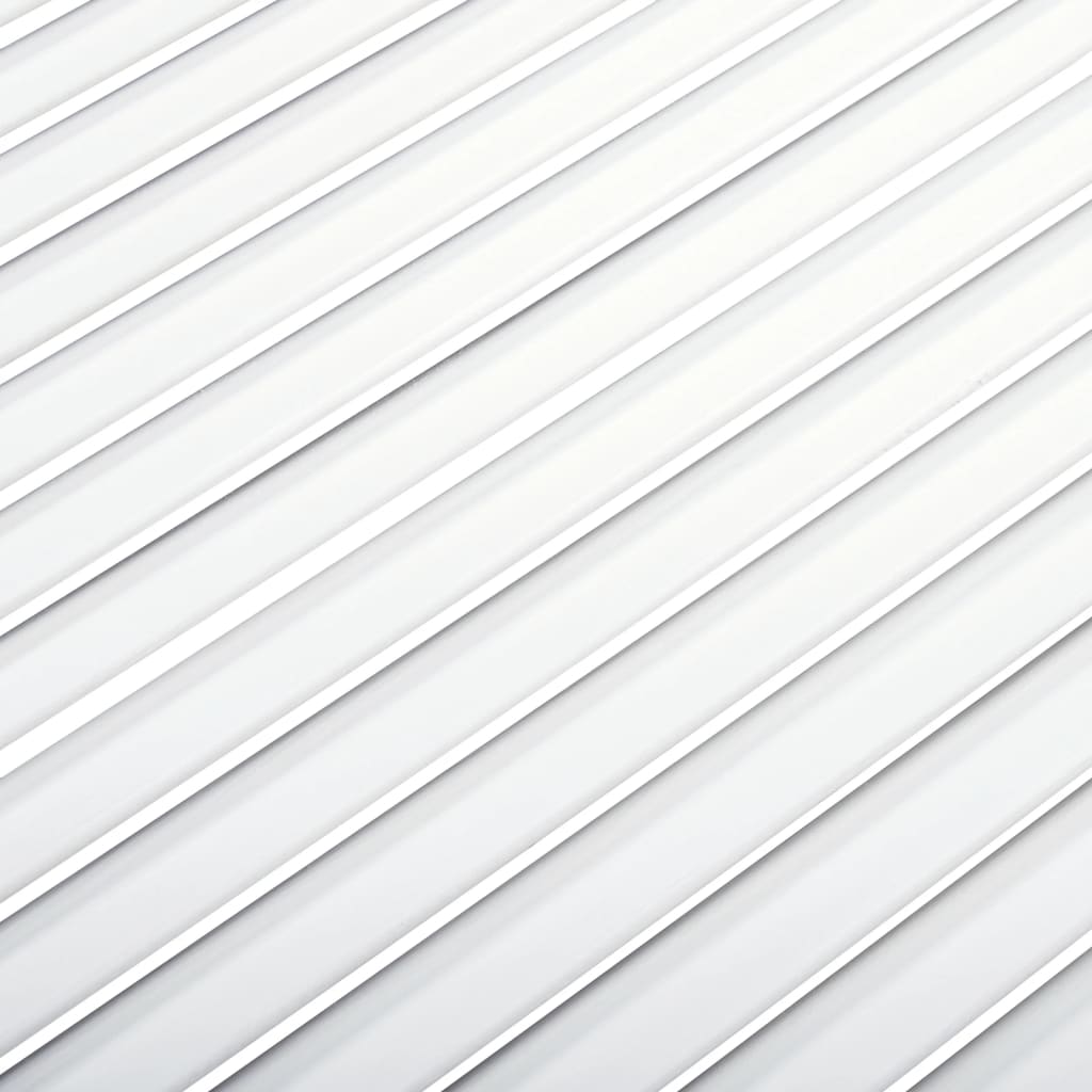 Vrata za ormarić rešetkasta 2 kom bijela 99,3x39,4 cm borovina