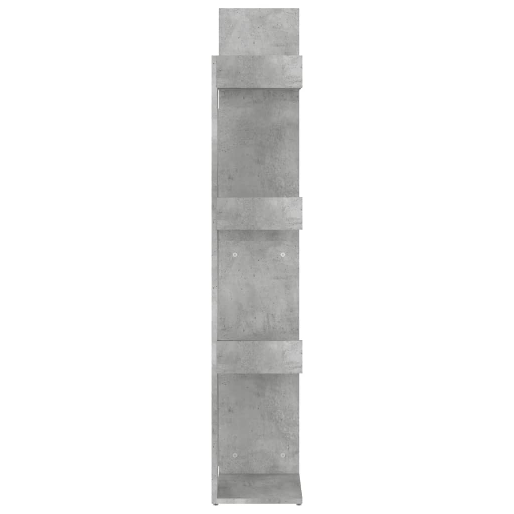 Ormarić za knjige boja betona 48x25,5x140 cm konstruirano drvo