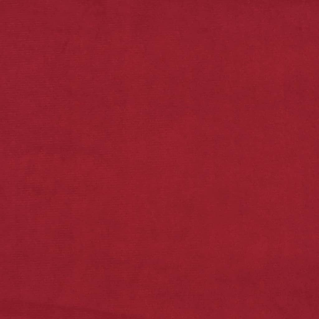 Tabure crvena boja vina 45x29,5x35 cm baršunasti