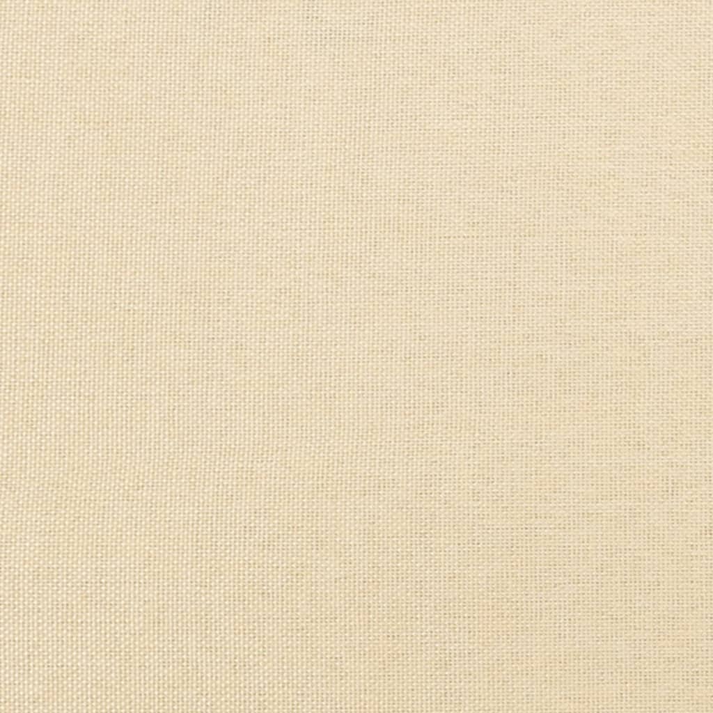 Tabure krem 45 x 29,5 x 35 cm od tkanine