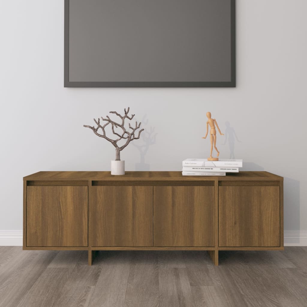 TV ormarić boja smeđeg hrasta 120x30x40,5 cm konstruirano drvo