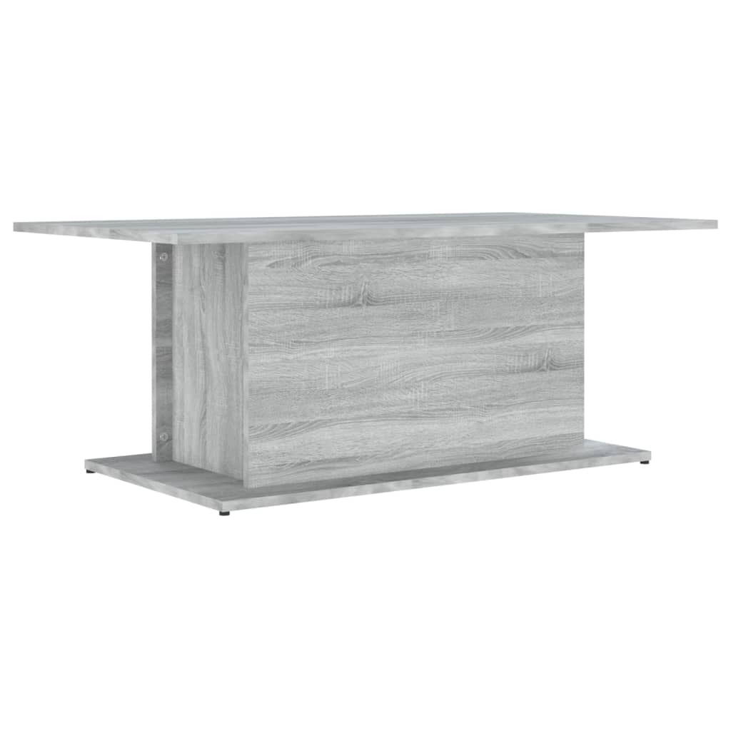 Stolić za kavu siva boja hrasta 102x55,5x40cm konstruirano drvo