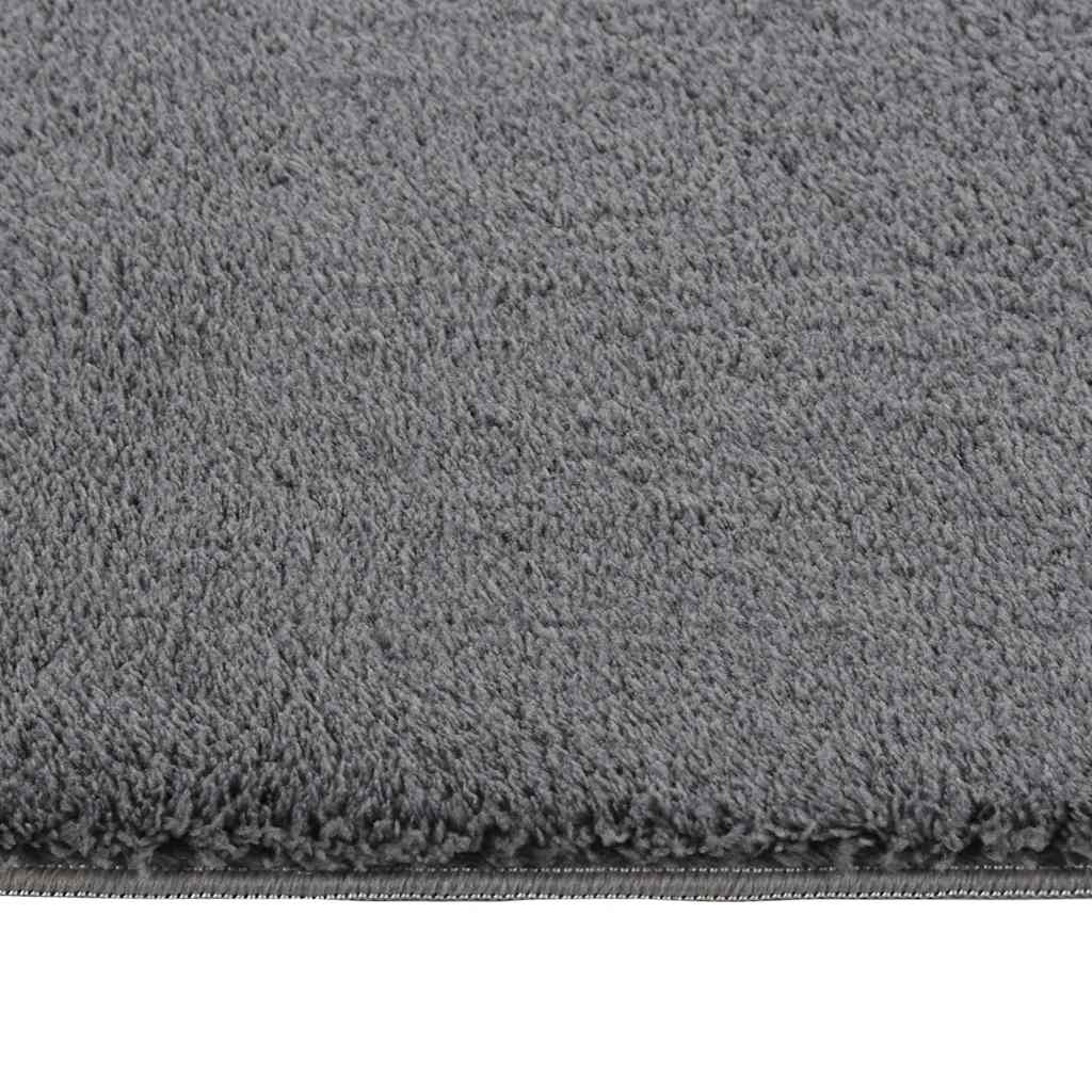 Perivi pahuljasti tepih 160 x 230 cm protuklizni antracit