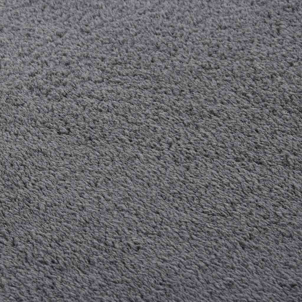 Perivi pahuljasti tepih 160 x 230 cm protuklizni antracit