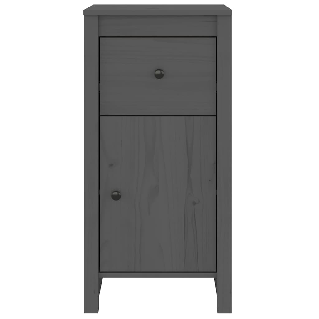 Komode 2 kom sive 40x35x80 cm od masivne borovine
