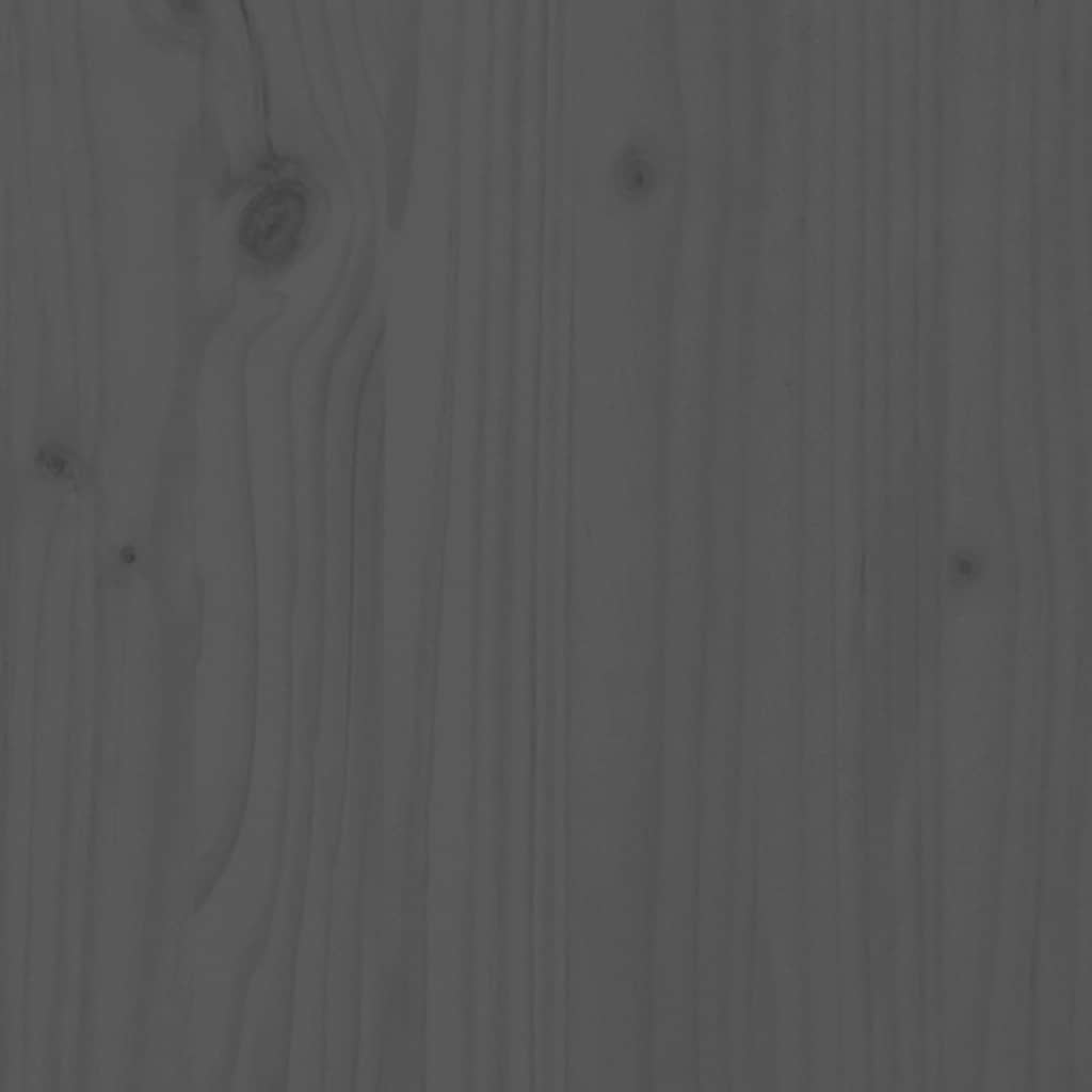 Komode 2 kom sive 40x35x80 cm od masivne borovine