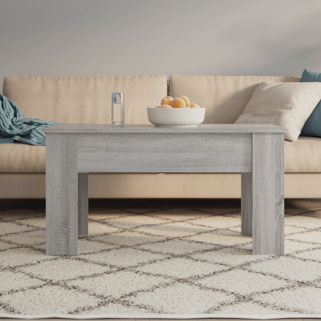 Stolić za kavu boja hrasta 101 x 49 x 52 cm konstruirano drvo