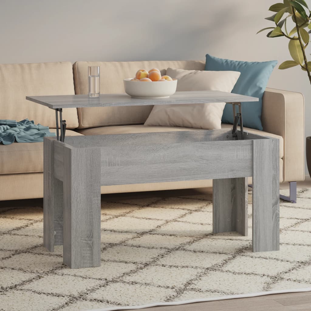 Stolić za kavu boja hrasta 101 x 49 x 52 cm konstruirano drvo