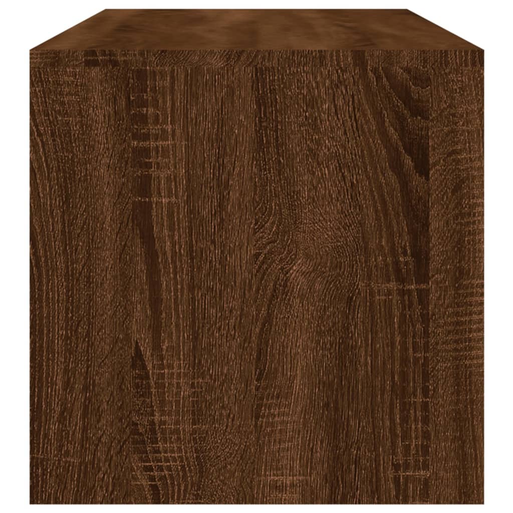 Stolić za kavu smeđa boja hrasta 100x40x40 cm konstruirano drvo