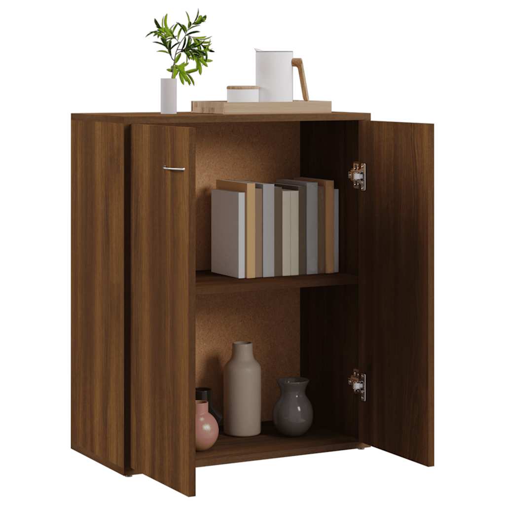 Komoda boja smeđeg hrasta 60 x 30 x 75 cm od konstruiranog drva