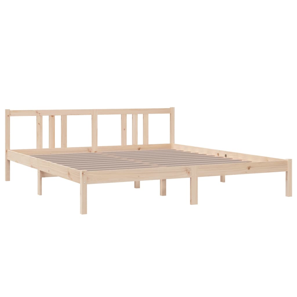 Okvir za krevet od masivnog drva 180 x 200 cm veliki bračni