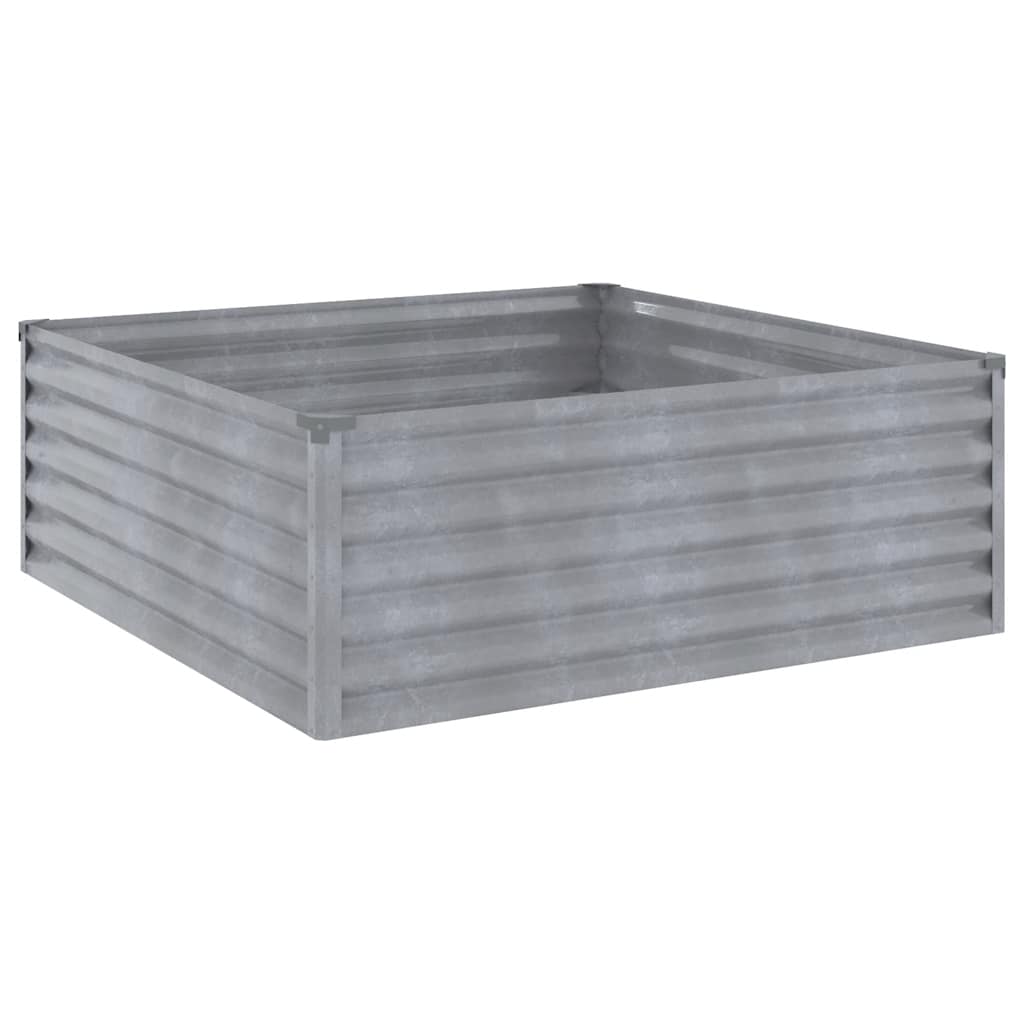 Povišena vrtna gredica 100 x 100 x 36 cm od čelika COR-TEN